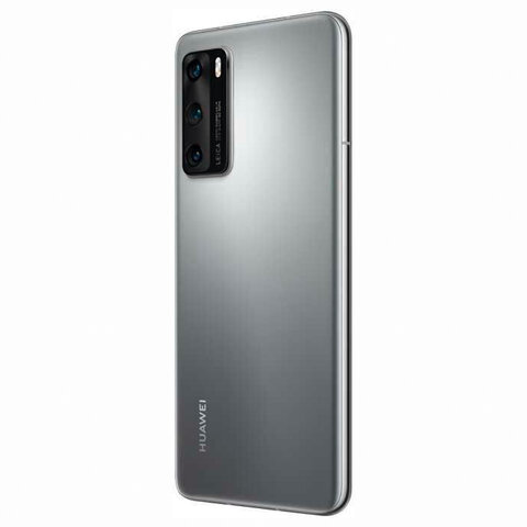 Смартфон HUAWEI P40, 2 SIM, 6,1”, 4G (LTE), 50/32 + 16 + 8, 128 ГБ, серебристый, металл, 51095CAE
