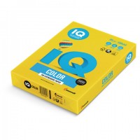 Бумага IQ color, А4, 80 г/м2, 500 л., интенсив, ярко-желтая, IG50