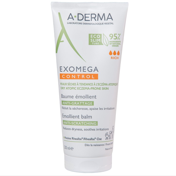 Смягчающий бальзам для лица и тела 0+, Exomega Control, 200 мл