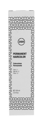 Перманентный краситель 360 Permanent Hair Color, 11.1 Пепельно супер-осветляющий, 100 мл