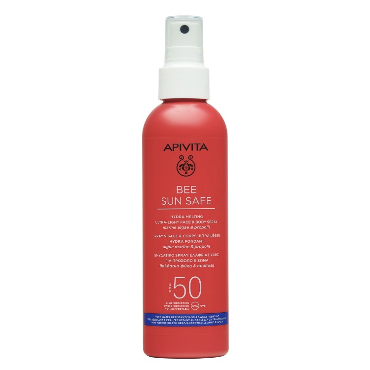 Солнцезащитный тающий ультра-легкий спрей для лица и тела SPF50, 200 мл