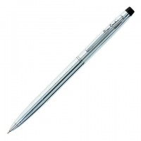 Ручка подарочная шариковая PIERRE CARDIN (Пьер Карден) "Gamme", корпус серебристый, латунь, хром, синяя, PC0804BP