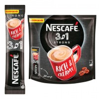 Кофе растворимый NESCAFE "3 в 1 Крепкий", 20 пакетиков по 16 г (упаковка 320 г), 12235512