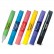 Краски по стеклу (витражные) BRAUBERG, 6 цветов по 10,5 мл, 4 шаблона, блистер, 190716