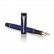 Ручка перьевая PARKER "Duofold Classic International Blue & Black CT", корпус синий, палладиевые детали, черная, 1947985
