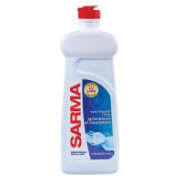 Чистящее средство для ванн и раковин 500 мл, SARMA (Сарма) "Свежесть", универсальное, гель, 8079