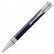 Ручка шариковая PARKER "Duofold Classic Blue & Black CT", корпус синий, палладиевые детали, черная, 1947988