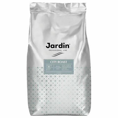 Кофе в зернах JARDIN "City Roast" (Городская Обжарка), 1000г, вакуумная упаковка, ш/к, 1490-06
