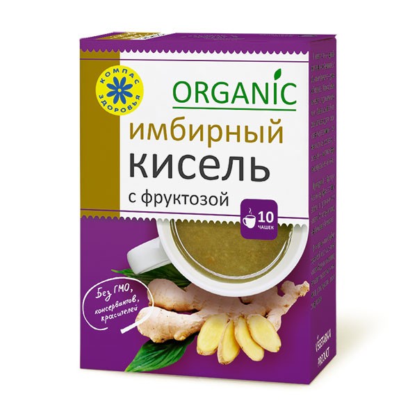 Кисель овсяно-льняной "Имбирный" с фруктозой 150г