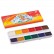 Краски акварельные ГАММА "Мультики", 12 цветов, медовые, без кисти, картонная коробка, 211048