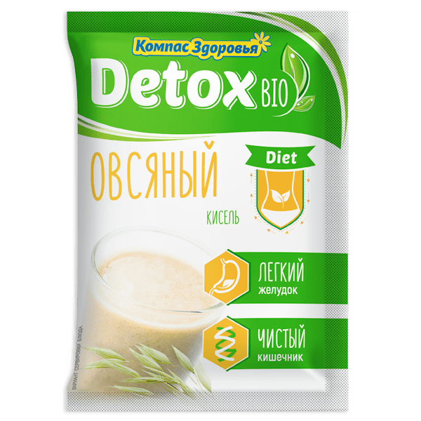 Кисель detox bio Diet Овсяный 10пак. 250г