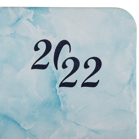 Ежедневник датированный 2022 МАЛЫЙ ФОРМАТ (100x150мм) А6, BRAUBERG Marble си, 112916