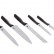 Набор кухонных ножей на белой подставке TAC, 6 предметов Bradex (TK 0330)