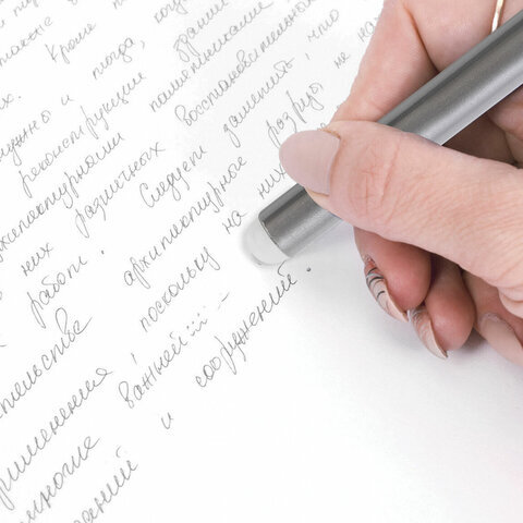 Ручка стираемая гелевая STAFF College, ЧЕРНАЯ, узел 0,5 мм, линия письма 0,38 мм, 143665