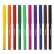 Фломастеры BRAUBERG "АКАДЕМИЯ", 10 цветов, вентилируемый колпачок, ПВХ упаковка, 151410
