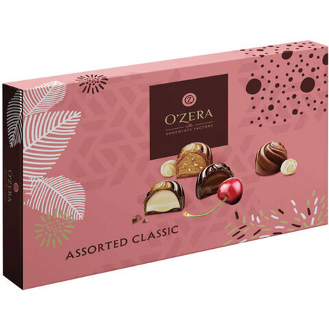 Конфеты шоколадные O'ZERA "Assorted classic", 200 г, картонная коробка, УК737