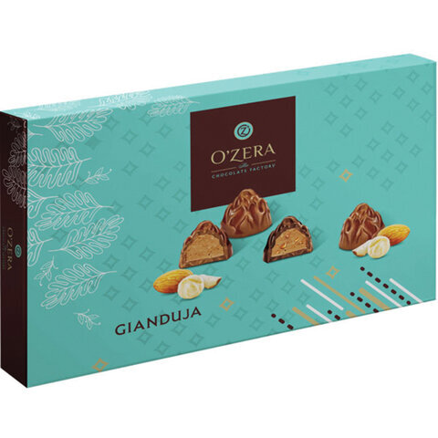 Конфеты шоколадные O'ZERA "Gianduja", 225 г, картонная коробка, УК735