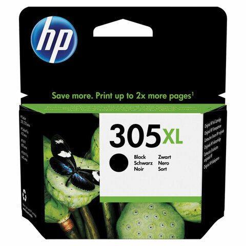 Картридж струйный HP (3YM62AE) 305XL для HP DJ 2320/2720/4120, черный, оригинальный, ресурс 240 страниц