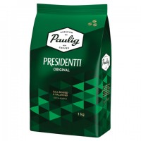 Кофе в зернах PAULIG (Паулиг) "Presidentti Original", натуральный, 1000 г, вакуумная упаковка, 16975