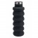 Бутылка для воды силиконовая складная с крышкой, 500 мл, темно-серая Bradex (TK 0269)