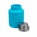 Бутылка для воды силиконовая складная с крышкой, 500 мл, голубая Bradex (TK 0270)