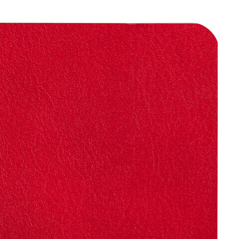 Блокнот-скетчбук А5 (130х210 мм), BRAUBERG ULTRA, под кожу, 80 г/м2, 96 л., без линовки, красный, 113021