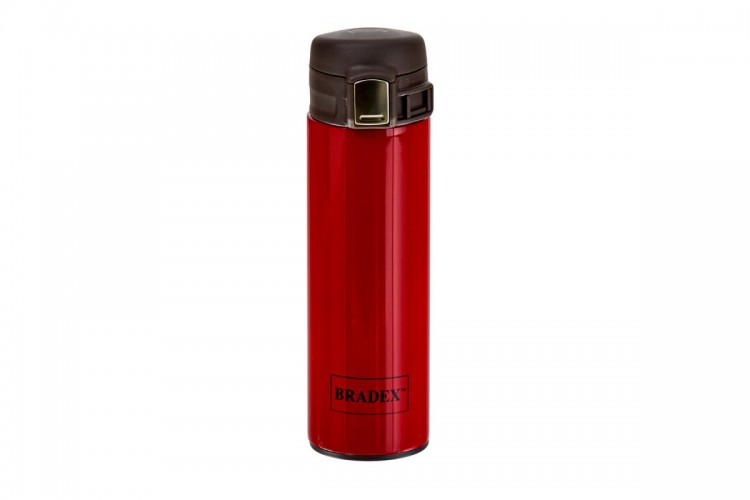 Термос-бутылка 320мл, красный Bradex (TK 0414)