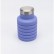 Бутылка для воды силиконовая складная с крышкой, 500 мл, фиолетовая Bradex (TK 0267)