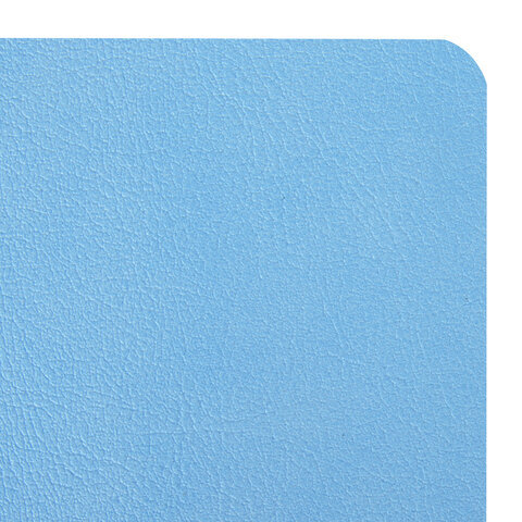 Блокнот МАЛЫЙ ФОРМАТ (96х140 мм) А6, BRAUBERG ULTRA, под кожу, 80 г/м2, 96 л., линия, голубой, 113031