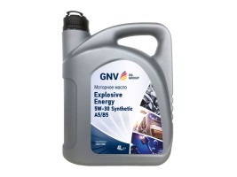 Моторное масло GNV EXPLOSIVE ENERGY 5W-30 SYNTHETIC A5/B5 4 л