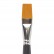 Кисть художественная профессиональная BRAUBERG ART "CLASSIC", синтетика жесткая, плоская, № 22, длинная ручка, 200673