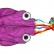Воздушный змей «ОСЬМИНОГ» фиолетовый Bradex (DE 0441)
