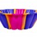 Силиконовая форма для выпечки, мультиколор 3 цвета, 23.5х23.5х7.5 см Bradex (TK 0564)