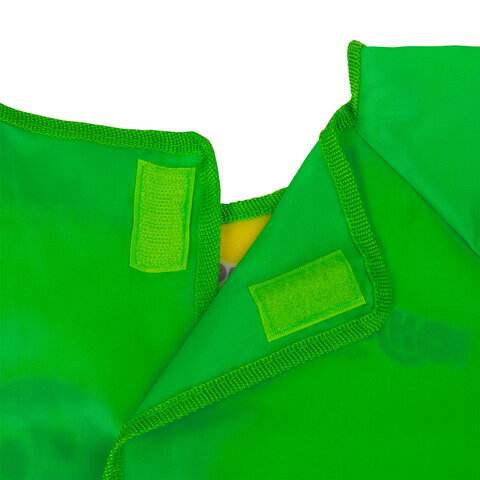 Фартук-накидка с рукавами для труда и занятий творчеством ЮНЛАНДИЯ, 50х65 см, зеленый, 229186