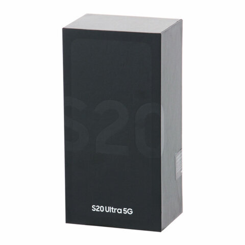 Смартфон SAMSUNG Galaxy S20 Ultra, 2 SIM, 6,9”, 4G (LTE), 108/40 + 48 + 12 Мп, 128 ГБ, черный, металл, SM-G988BZKDSER