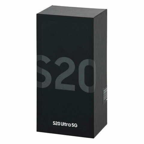 Смартфон SAMSUNG Galaxy S20 Ultra, 2 SIM, 6,9”, 4G (LTE), 108/40 + 48 + 12 Мп, 128 ГБ, серый, металл, SM-G988BZADSER