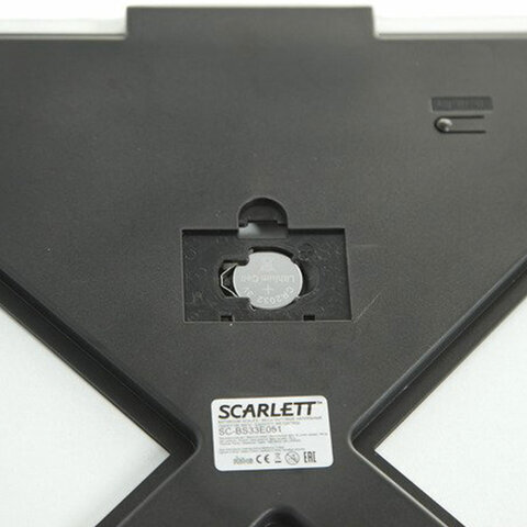 Весы напольные SCARLETT SC-BS33E051 "Бамбук", электронные, вес до 180 кг, квадрат, стекло, с рисунком