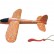 Планер малый с пусковым механизмом, размах крыла 36 см (оранжевый) Bradex (DE 0456)
