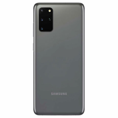 Смартфон SAMSUNG Galaxy S20+, 2 SIM, 6,7”, 4G (LTE), 64/10 + 12 + 12 Мп, 128 ГБ, серый, металл, SM-G985FZADSER