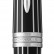 Ручка перьевая PARKER "Premier Luxury Black PT", корпус черный, палладиевые детали, черная, 1931401