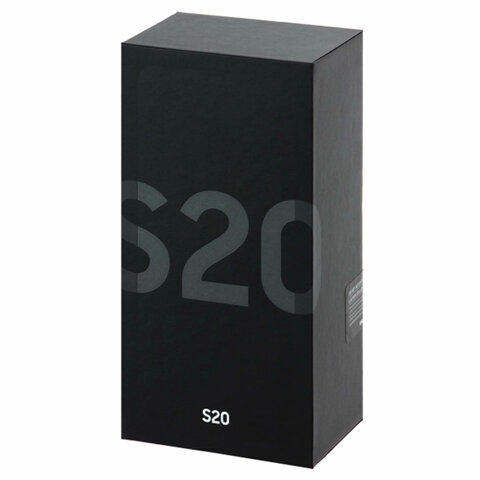 Смартфон SAMSUNG Galaxy S20, 2 SIM, 6,2”, 4G (LTE), 64/10 + 12 + 12 Мп, 128 ГБ, серый, металл, SM-G980FZADSER