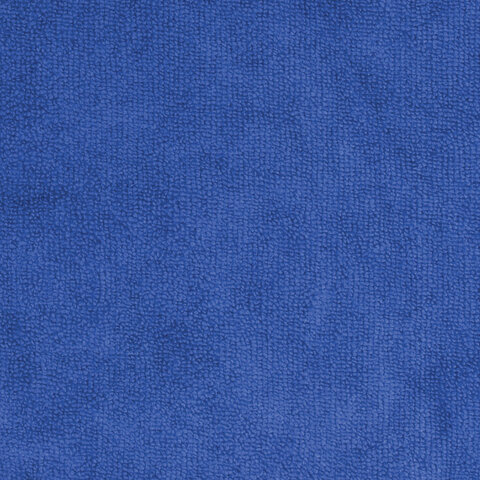 Тряпка для мытья пола, плотная микрофибра, 50х60 см, синяя, ЛЮБАША ЭКОНОМ ПЛЮС, 606308