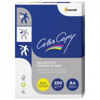 Бумага COLOR COPY GLOSSY, мелованная, глянцевая, А4, 250 г/м2, 250 л., для полноцветной лазерной печати, А++, Австрия, 139% (CIE)