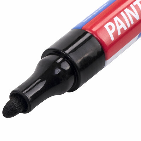 Маркер-краска лаковый EXTRA (paint marker) 4 мм, ЧЕРНЫЕ, НАБОР 3 шт., BRAUBERG, 151999