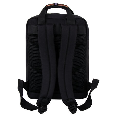 Рюкзак BRAUBERG FRIENDLY молодежный, черный, 37х26х13 см, 270089