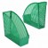 Лоток вертикальный для бумаг STAFF "Profit", 270х100х250 мм, сетчатый, полипропилен, зеленый, 237254