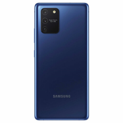 Смартфон SAMSUNG Galaxy S10 lite, 2 SIM, 6,7”, 4G (LTE), 48/32 + 12 + 5 Мп, 128 ГБ, синий, металл, SM-G770FZBUSER