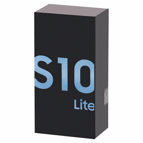Смартфон SAMSUNG Galaxy S10 lite, 2 SIM, 6,7”, 4G (LTE), 48/32 + 12 + 5 Мп, 128 ГБ, синий, металл, SM-G770FZBUSER