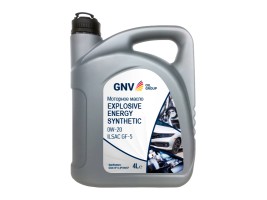 Моторное масло GNV EXPLOSIVE ENERGY 0W-20 SYNTHETIC 4 л