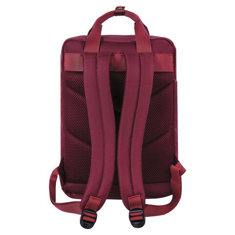 Рюкзак BRAUBERG FRIENDLY молодежный, бордовый, 37х26х13 см, 270090